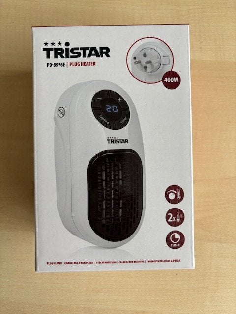 TRISTAR PLUG HEATER, Ophalen of Verzenden, Zo goed als nieuw