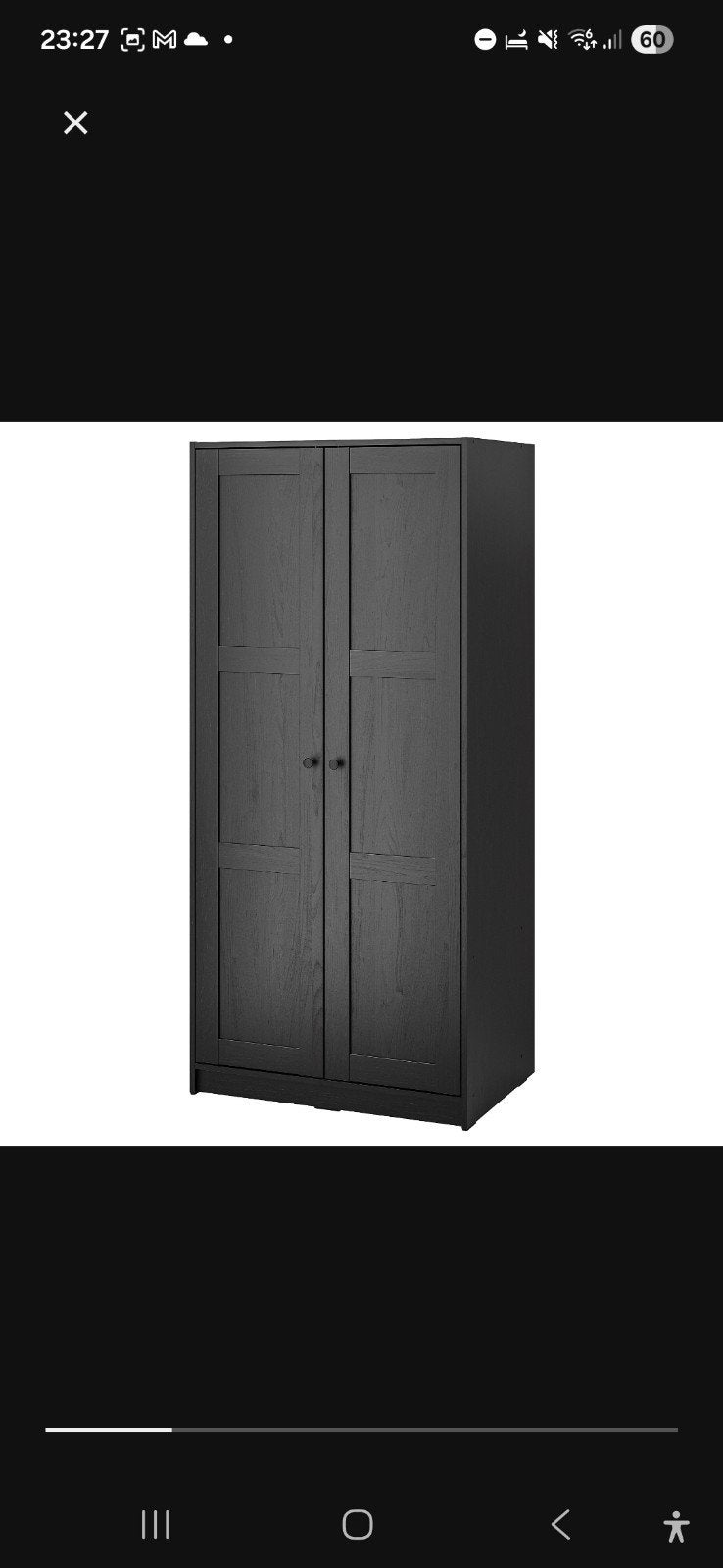 RAKKESTAD garderobekast, Huis en Inrichting, Kasten | Kledingkasten, Ophalen, 25 tot 50 cm, 50 tot 100 cm, 150 tot 200 cm