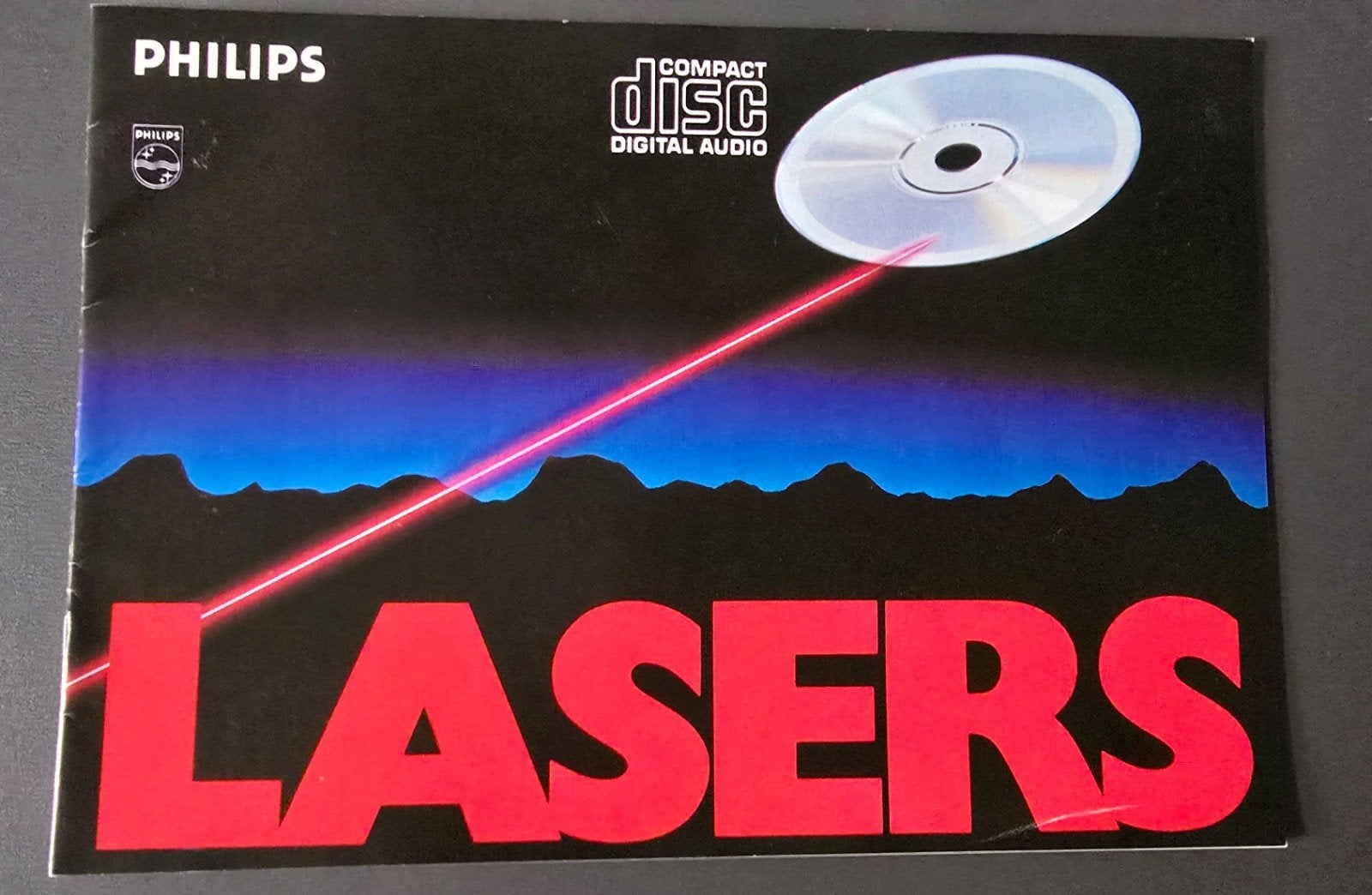 Philips The LASER 1982 Brochure, Ophalen of Verzenden, Zo goed als nieuw