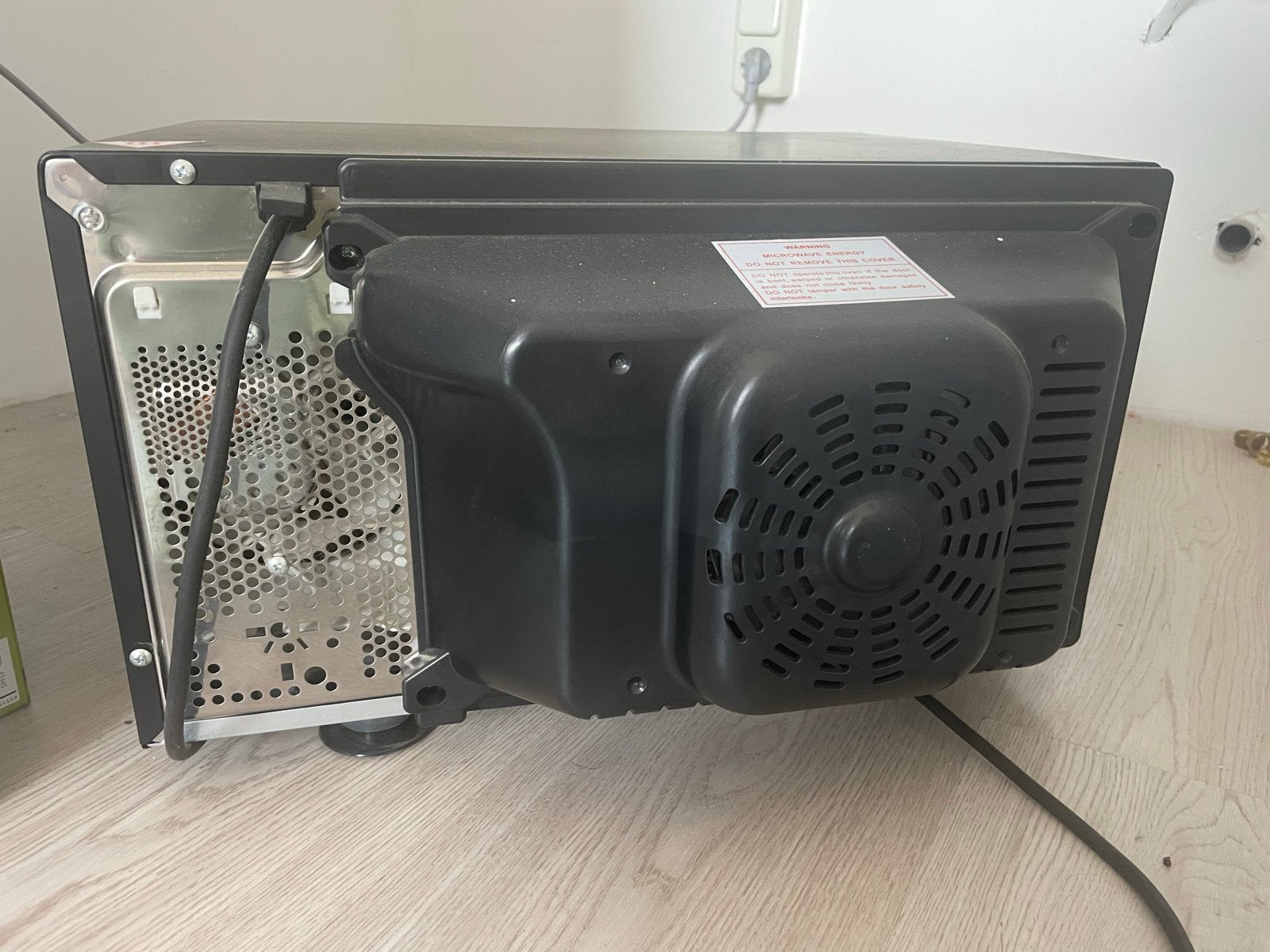 Sharp R-860BK Combimagnetron met magnetronbestendige glaspla, Witgoed en Apparatuur, Magnetrons, Ophalen, Combimagnetron, Gebruikt