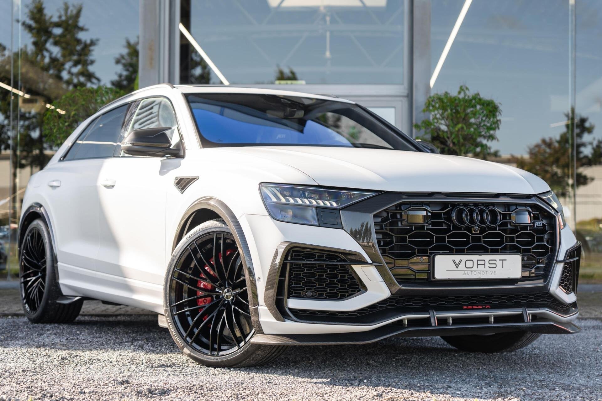 Audi RS Q8 R ABT 1/125 Quattro Pano FullPPF Keramisch Carbon, Dealer onderhouden, Verwarmde buitenspiegels, Gebruikt, Bedrijf