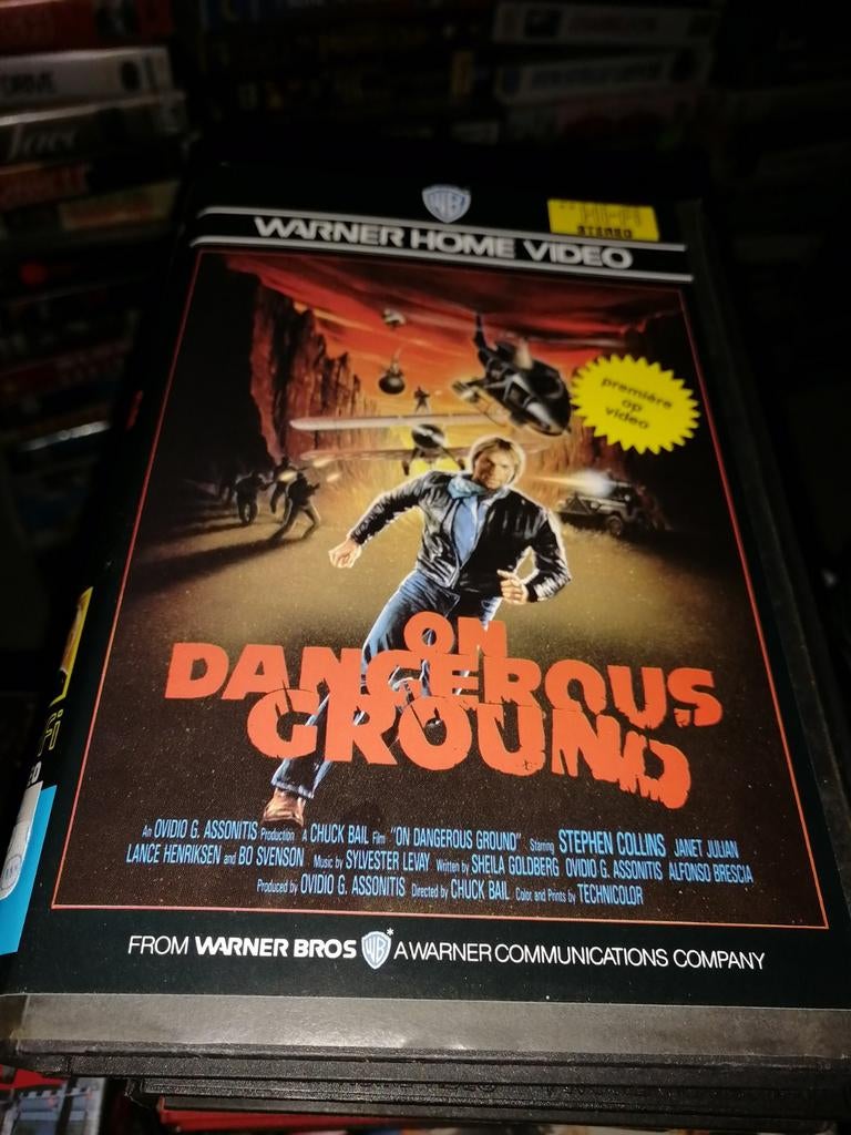 Betamax ex-rental - On Dangerous Ground, Vanaf 16 jaar, Ophalen of Verzenden, Gebruikt, Horror