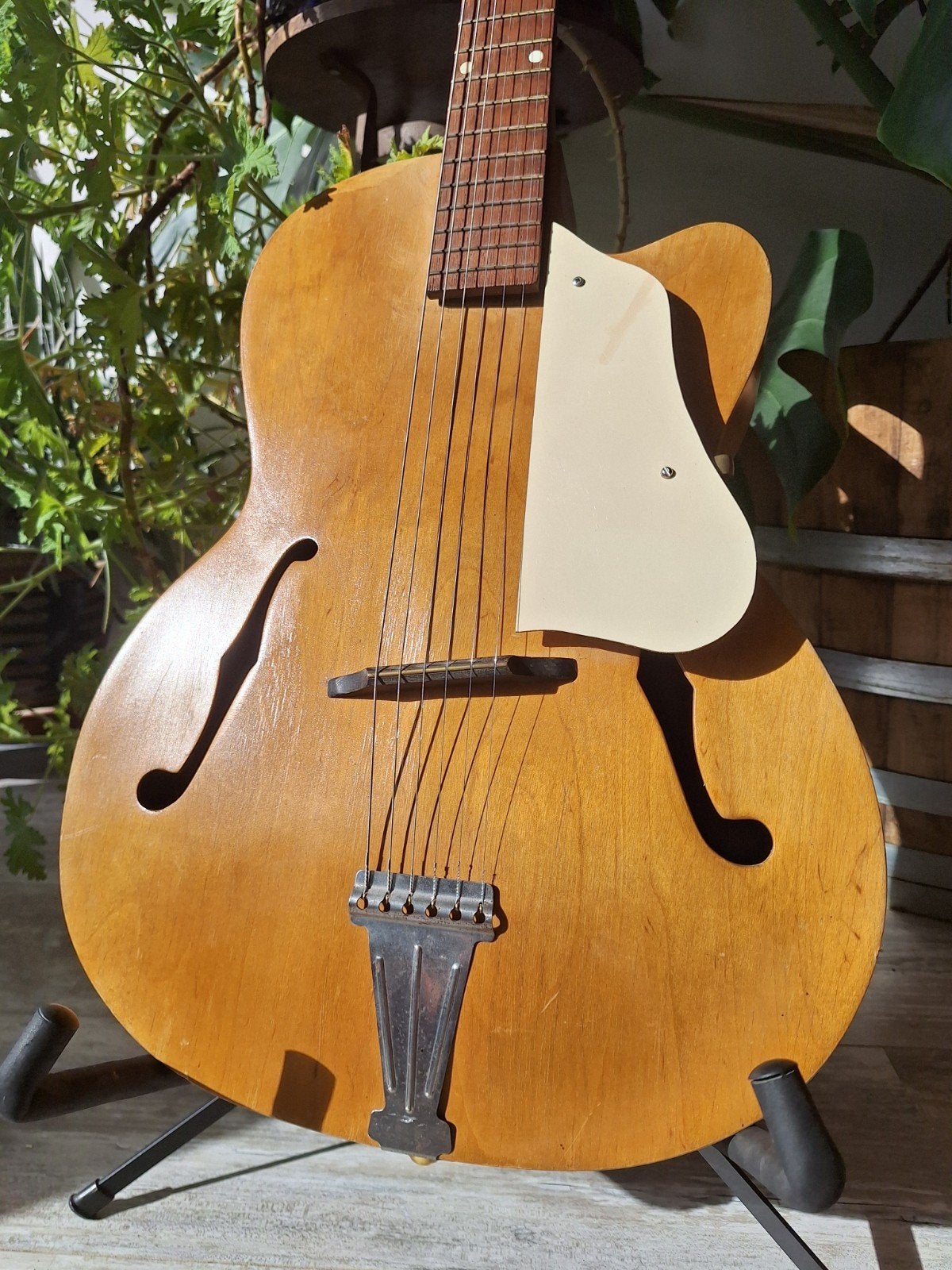 Vintage Egmond jazz gitaar, Ophalen, Gebruikt, Akoestische gitaar