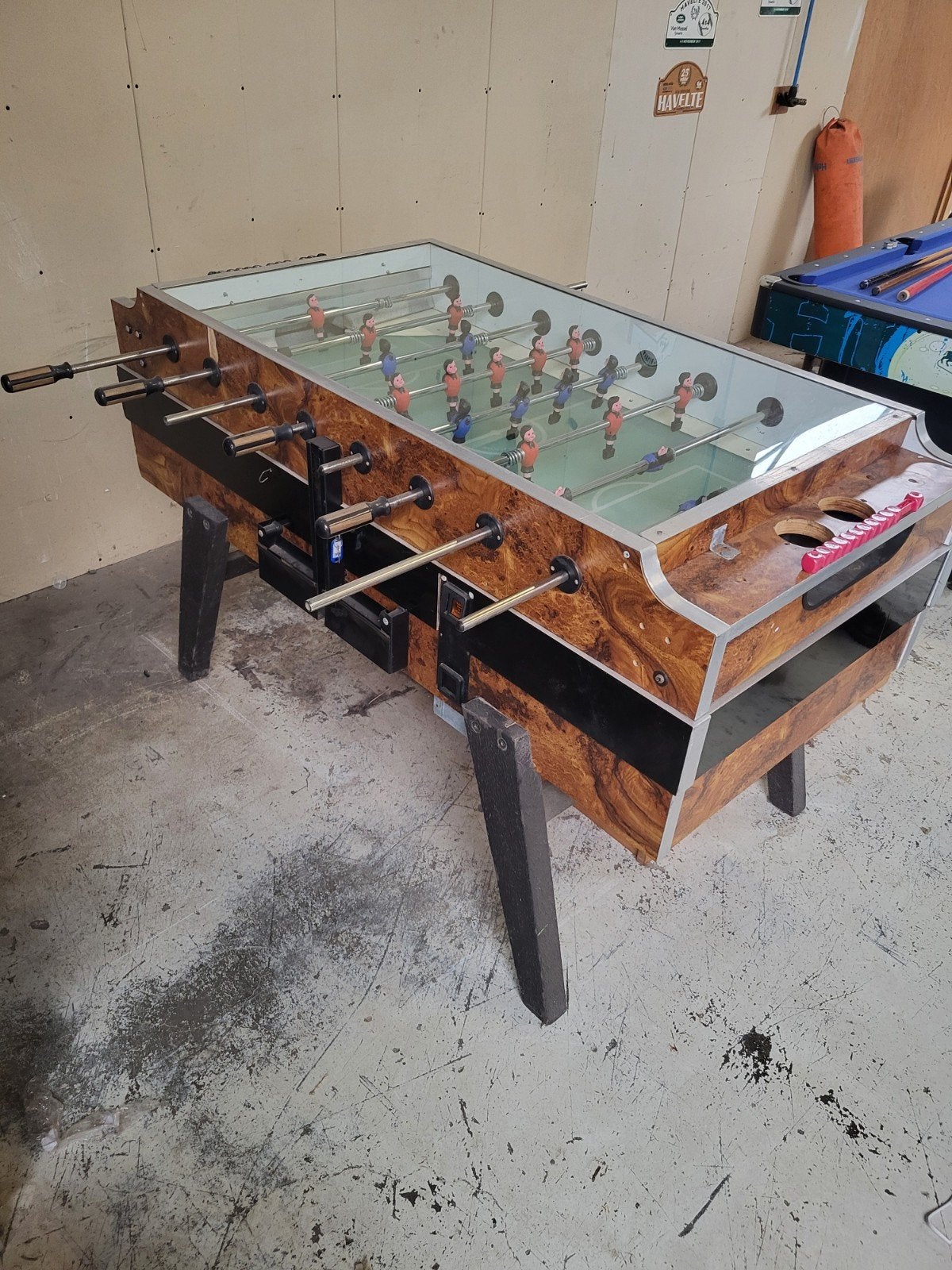 Garlando professionele voetbaltafel Coperto de Luxe, Ophalen, Gebruikt