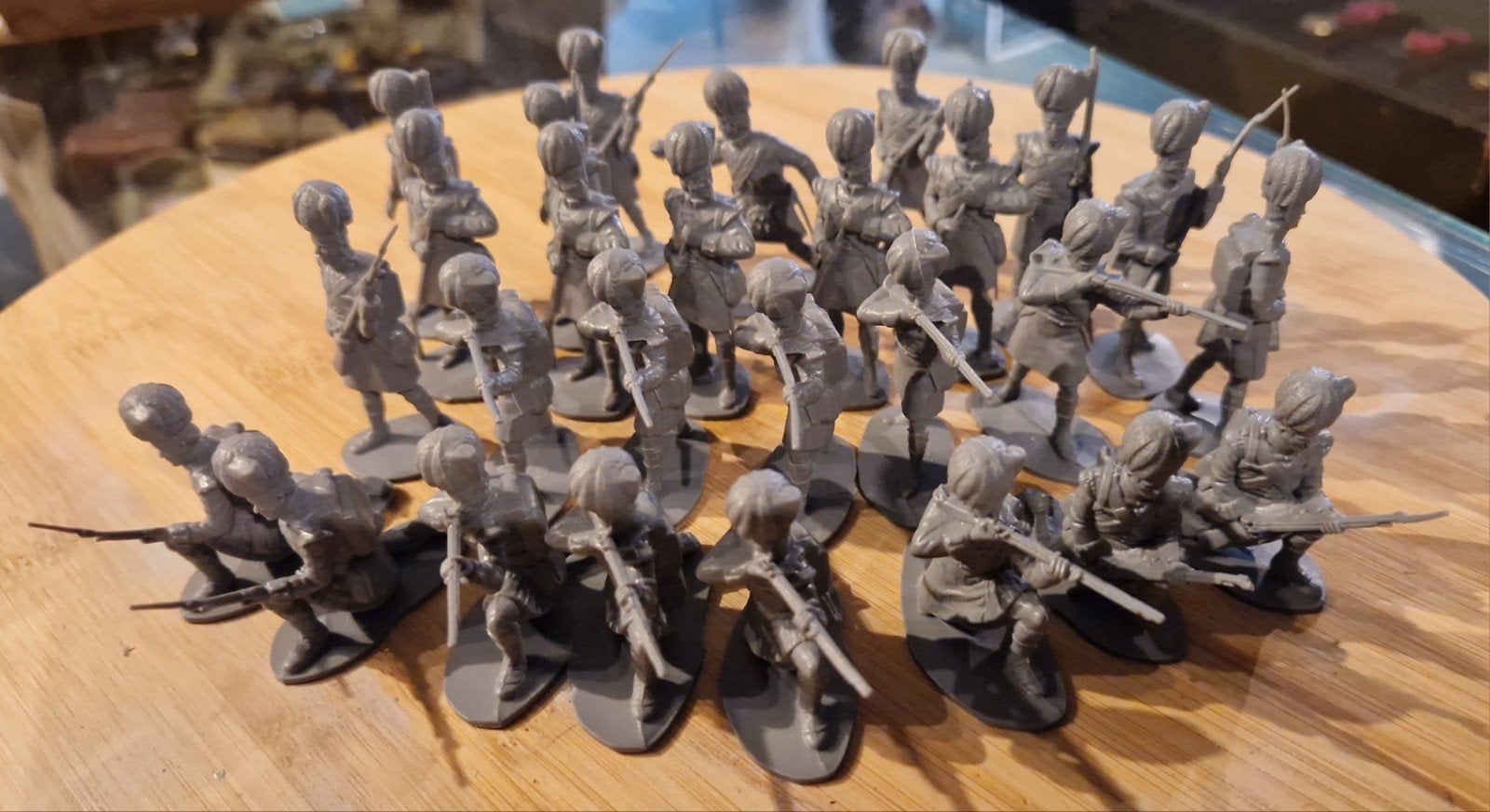 Airfix waterloo Higland infantery 1/32, Ophalen of Verzenden, 1:50 of kleiner