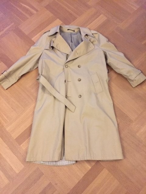 regenjas, Kleding | Heren, Jassen | Zomer, Maat 52/54 (L), Onbekend, Beige, Ophalen of Verzenden