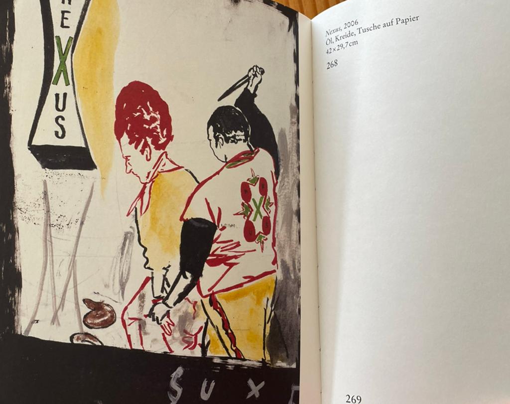 Neo Rauch Works on paper Schilfland, Ophalen of Verzenden, Zo goed als nieuw, Schilder- en Tekenkunst