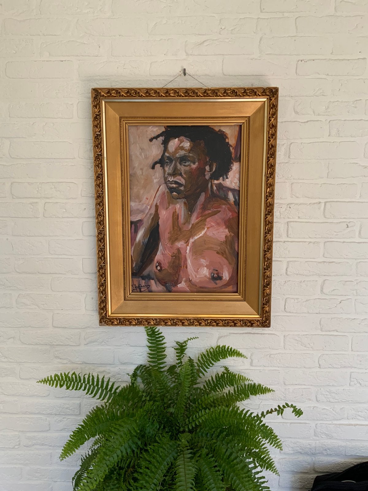 Schilderij Expressionistisch Portret Mike Raaijmakers, Antiek en Kunst, Kunst | Schilderijen | Klassiek, Ophalen