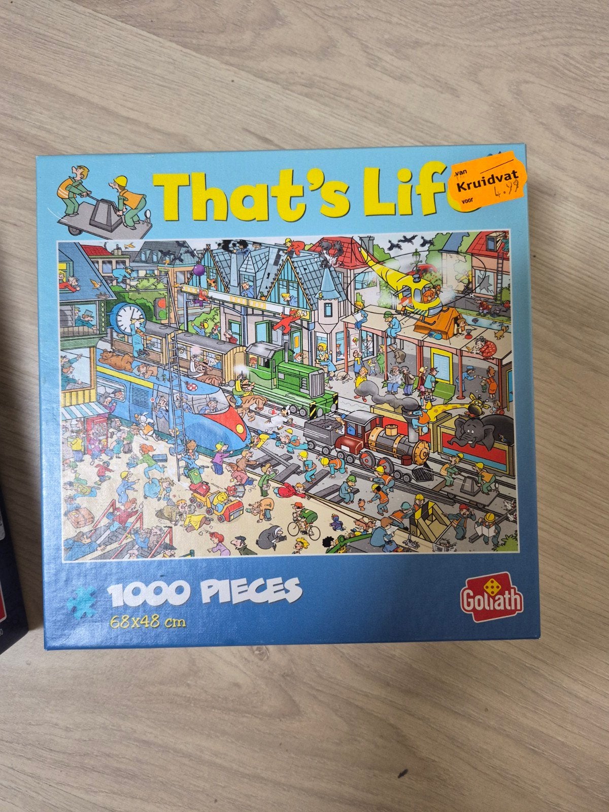 3 Legpuzzels: Wacky World, Jan van Haasteren, That's Life, Ophalen, 500 t/m 1500 stukjes, Gebruikt, Legpuzzel