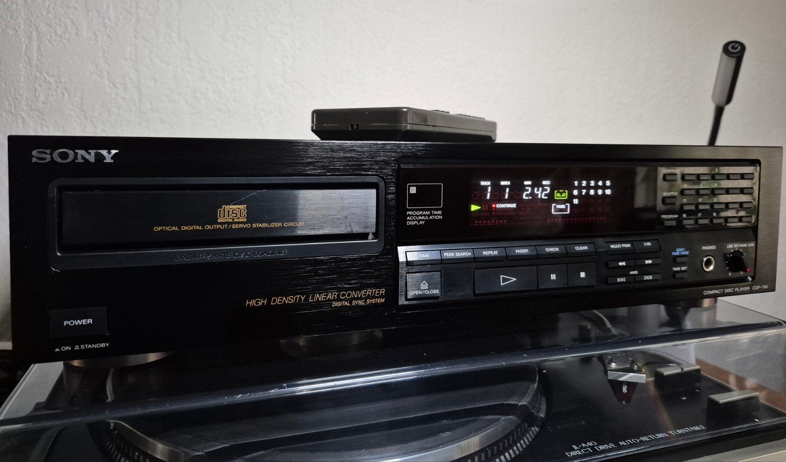 Sony CDP-790 CD-speler met afstandsbediening, Ophalen of Verzenden, Gebruikt, Sony