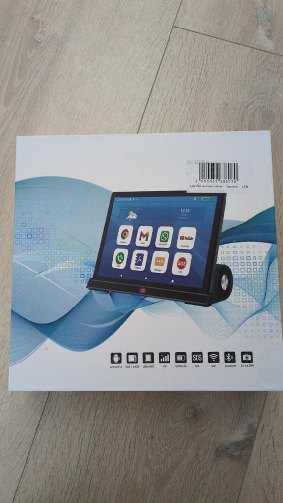 Senioren tablet Lipa F50, Ophalen of Verzenden, Zo goed als nieuw, 64 GB, Wi-Fi en Mobiel internet