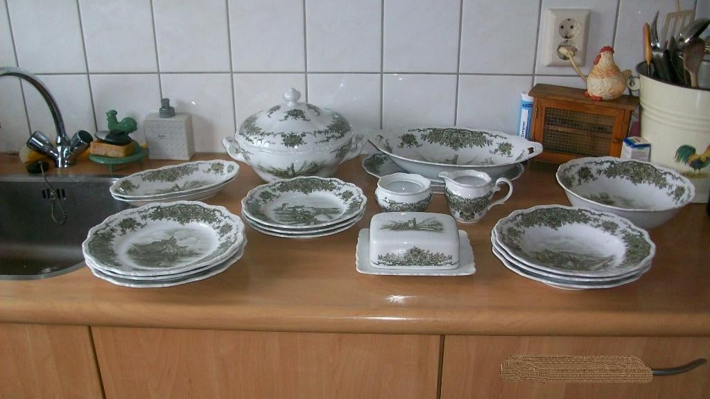 Bavaria servies met kastelen motief, Antiek en Kunst, Ophalen of Verzenden