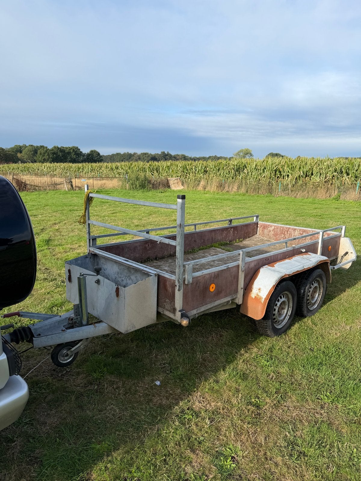 ANSSEMS Tandemasser Aanhangwagen 300x125cm, 2000kg, Ophalen, Gebruikt