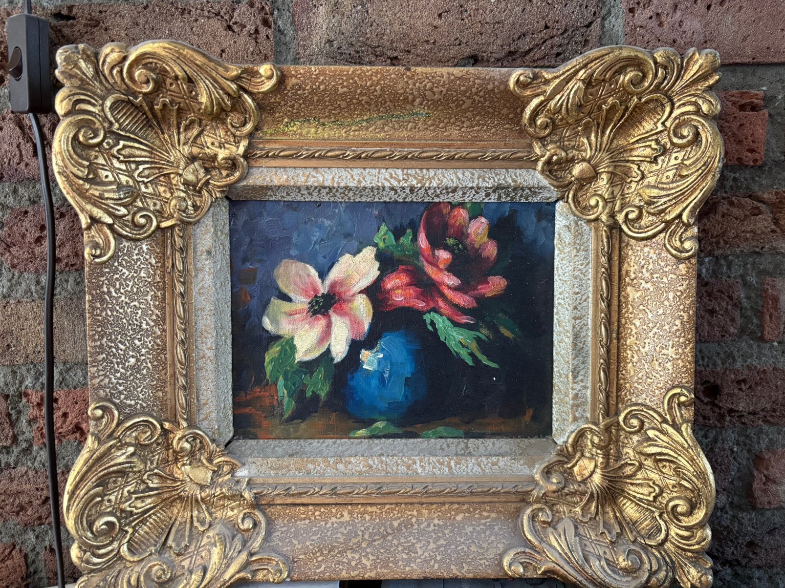 Vintage schilderij incl lijst, Ophalen