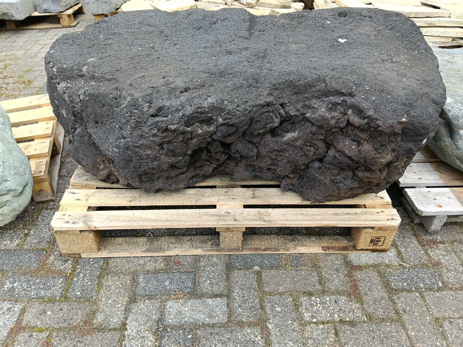 Lava rotsblok, Ophalen, Gebruikt, Bruin, Kei