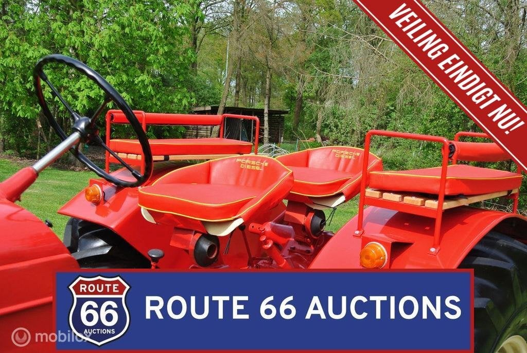 Porsche-Diesel Master 408 Tractor | 1958 | Route 66 Auctions, Overige carrosserieën, Zwart, Bedrijf, Porsche