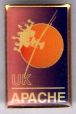 UK Apache koper PIN ( BLAD6_644), Verzenden, Zo goed als nieuw, Merk, Speldje of Pin