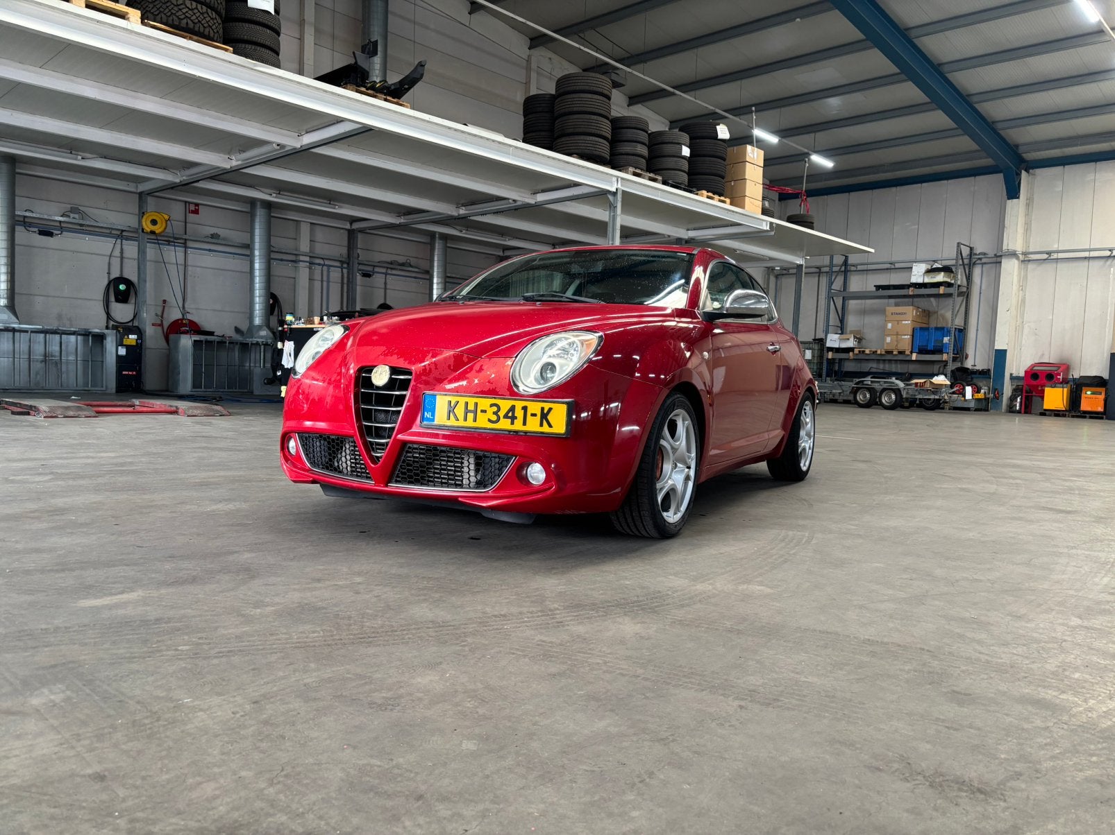Alfa Romeo MiTo 1.4 Turbo 114KW 2008 Rood, Auto's, Alfa Romeo, Voorwielaandrijving, Zwart, 4 cilinders, 49 €/maand