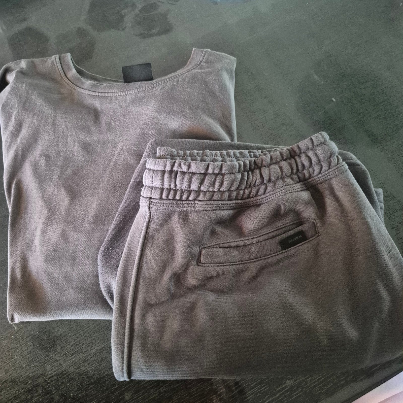 Pull&Bear set t-shirt en shorts. Maat L., Kleding | Heren, Ophalen of Verzenden, Zo goed als nieuw