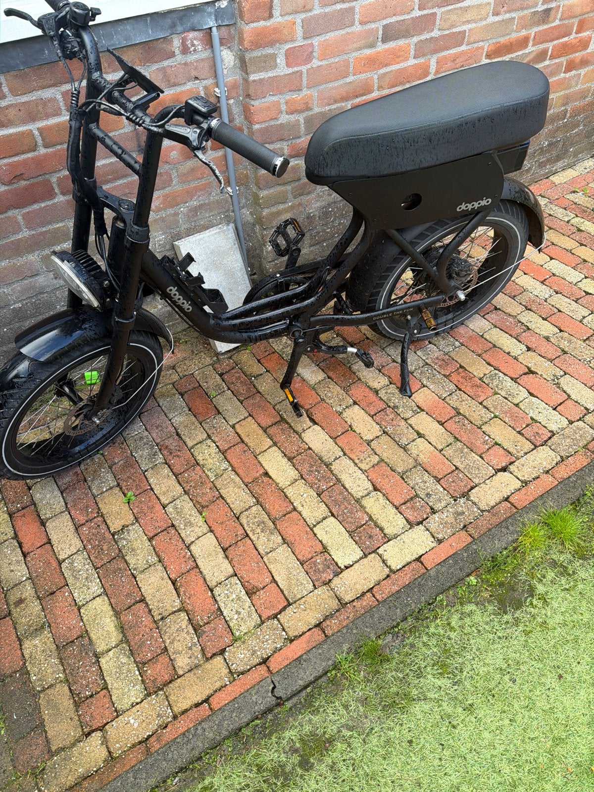 Doppio E-bike - Rijdt prima, accu goed, scheurtje in zadel, Ophalen, Gebruikt, Overige merken