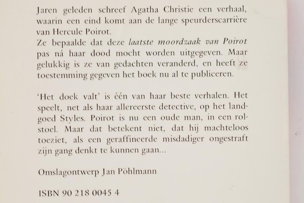 Het doek valt - Agatha Christie (1975), Verzenden, Gelezen