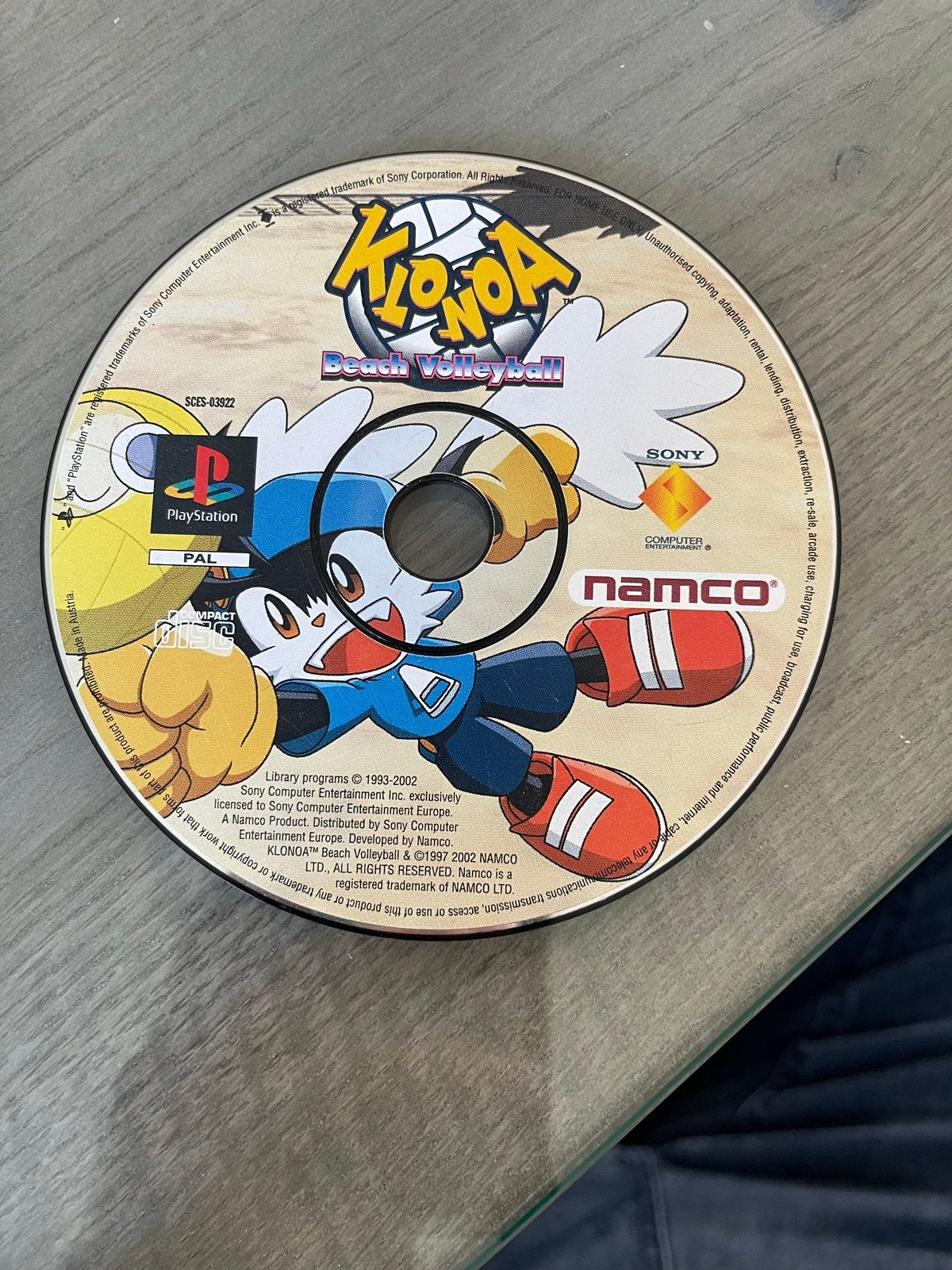 Klonoa Beach Volleyball - PlayStation 1 (PS1) PAL, Ophalen, Gebruikt, 2 spelers, Eén computer