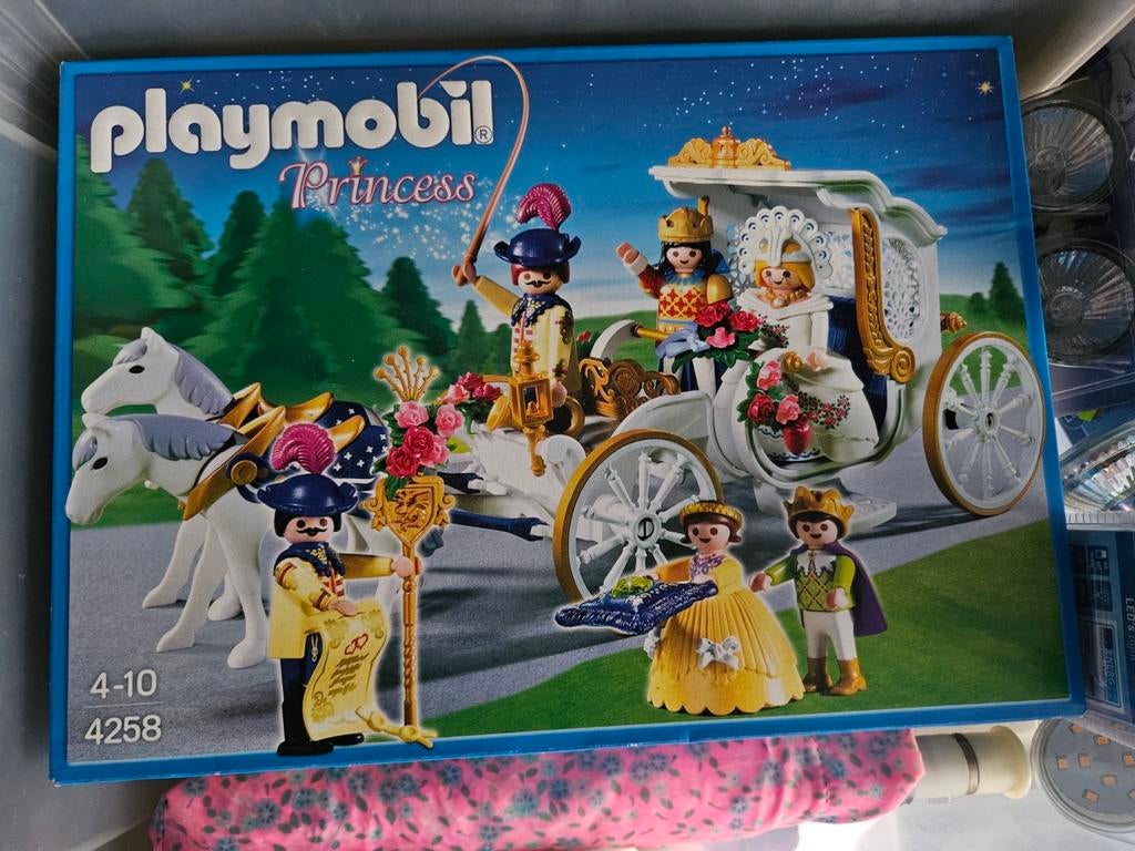 Playmobil Princess Koets 4258 - Complete Set, Ophalen of Verzenden, Gebruikt, Complete set