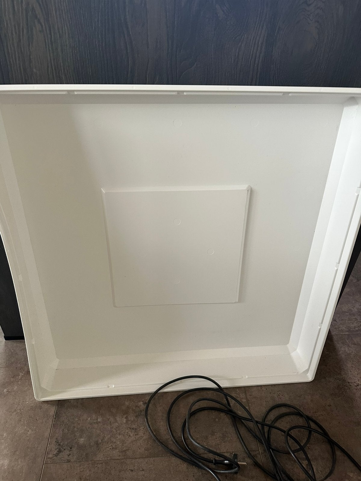 Lekbak wasmachine, Ophalen, Nieuw