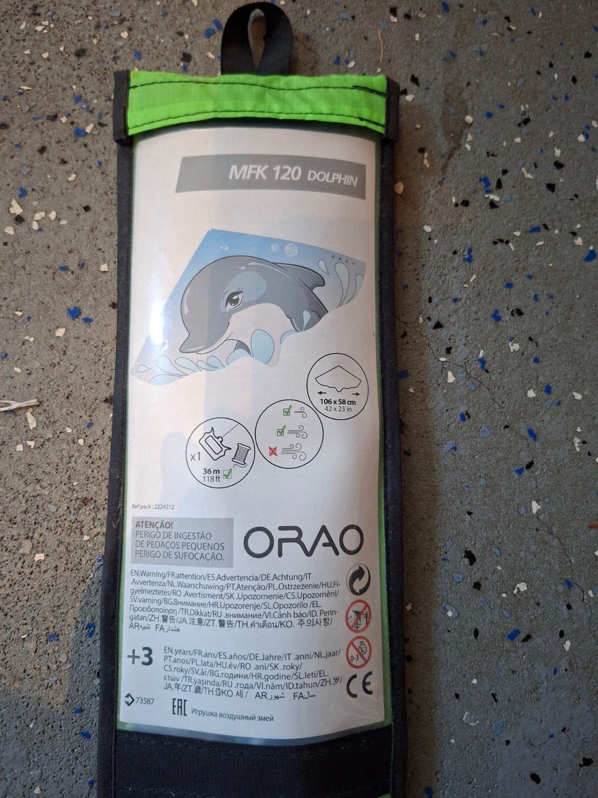 ORAO MFK 120 Dolphin vlieger voor kinderen, Ophalen of Verzenden, Zo goed als nieuw