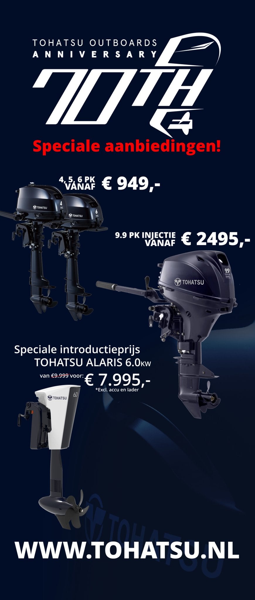 Tohatsu 9.9 pk injectie, 10 tot 30 pk, TOHATSU, Nieuw, Info@boatimportholland.nl