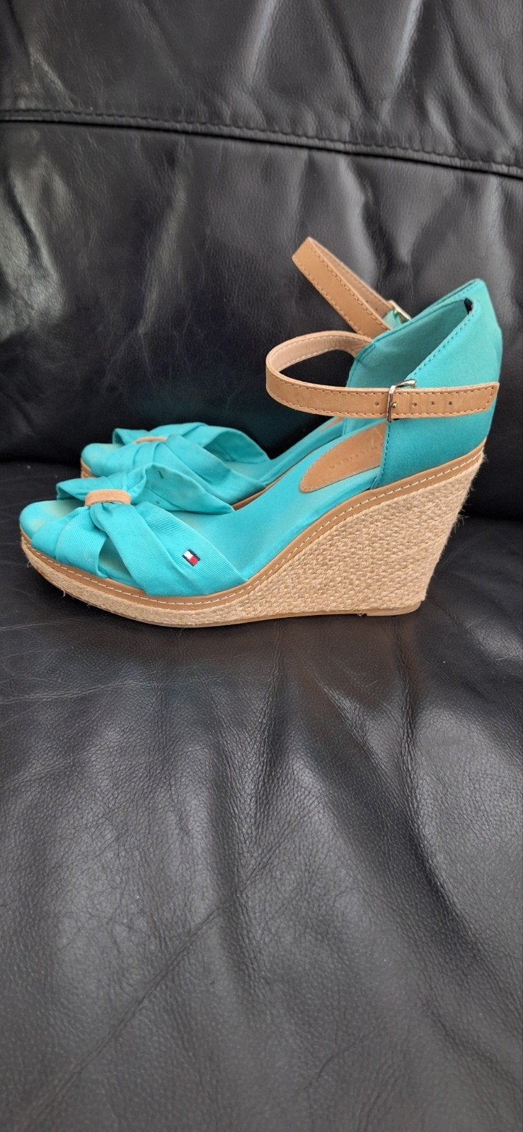 🌸Sleehak  schoenen mt 38🌸, Ophalen of Verzenden, Schoenen met hoge hakken, Tommy Hilfiger !, Gedragen