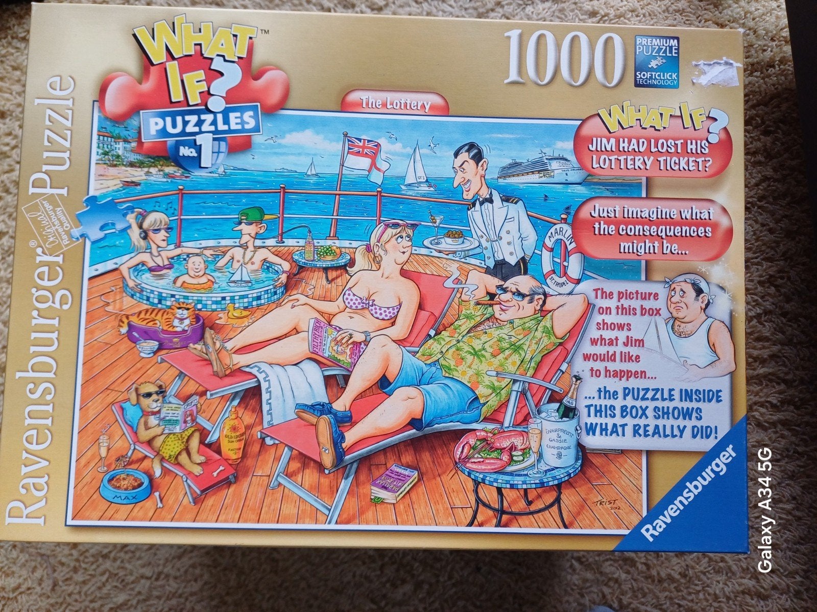 What if? Puzzel - Ravensburger - 1000 stukjes, Ophalen of Verzenden, 500 t/m 1500 stukjes, Zo goed als nieuw, Legpuzzel