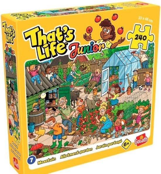 That's Life Junior: Moestuin 240 stukjes, ., Nieuw, ., 6 jaar of ouder