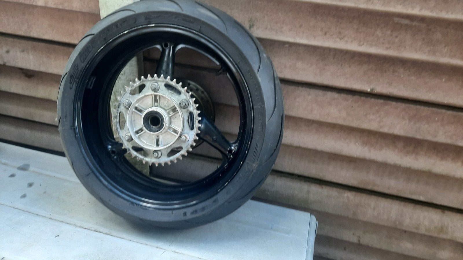 Honda Fireblade achter wheel +Swingarm, Motoren, Onderdelen | Oldtimers, Ophalen of Verzenden