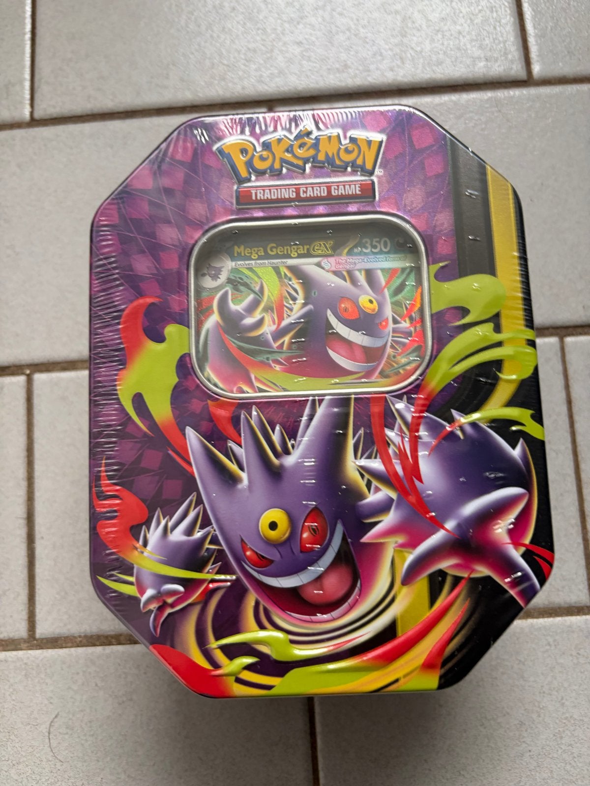Pokémon Trading Card Game Mega Gengar EX Tin, Ophalen of Verzenden, Nieuw, Overige typen