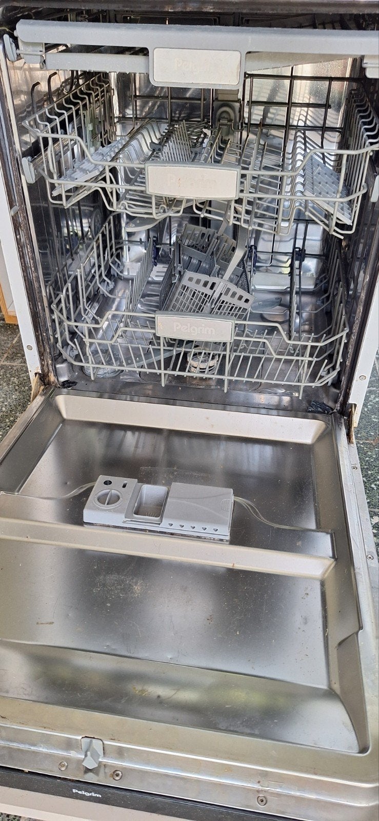 Pelgrim GVW487ONY Vaatwasser - Werkt prima, Ophalen, Gebruikt, Minder dan 85 cm, Inbouw