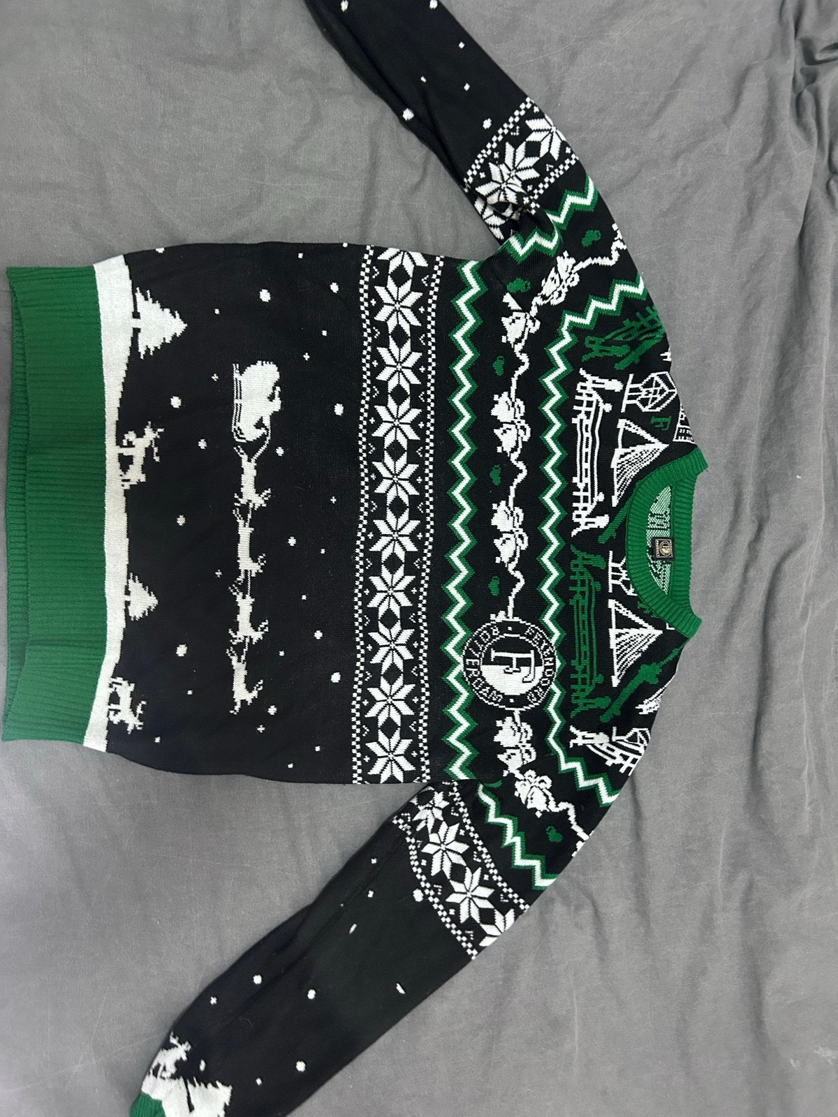 Feyenoord Kersttrui - Nieuwstaat, Kleding | Heren, Truien en Vesten, Ophalen of Verzenden, Nieuw, Overige maten, Zwart