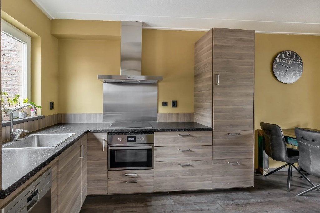 Hoekkeuken inclusief apparatuur, Huis en Inrichting, Ophalen, Gebruikt, Hout, Hoekkeuken