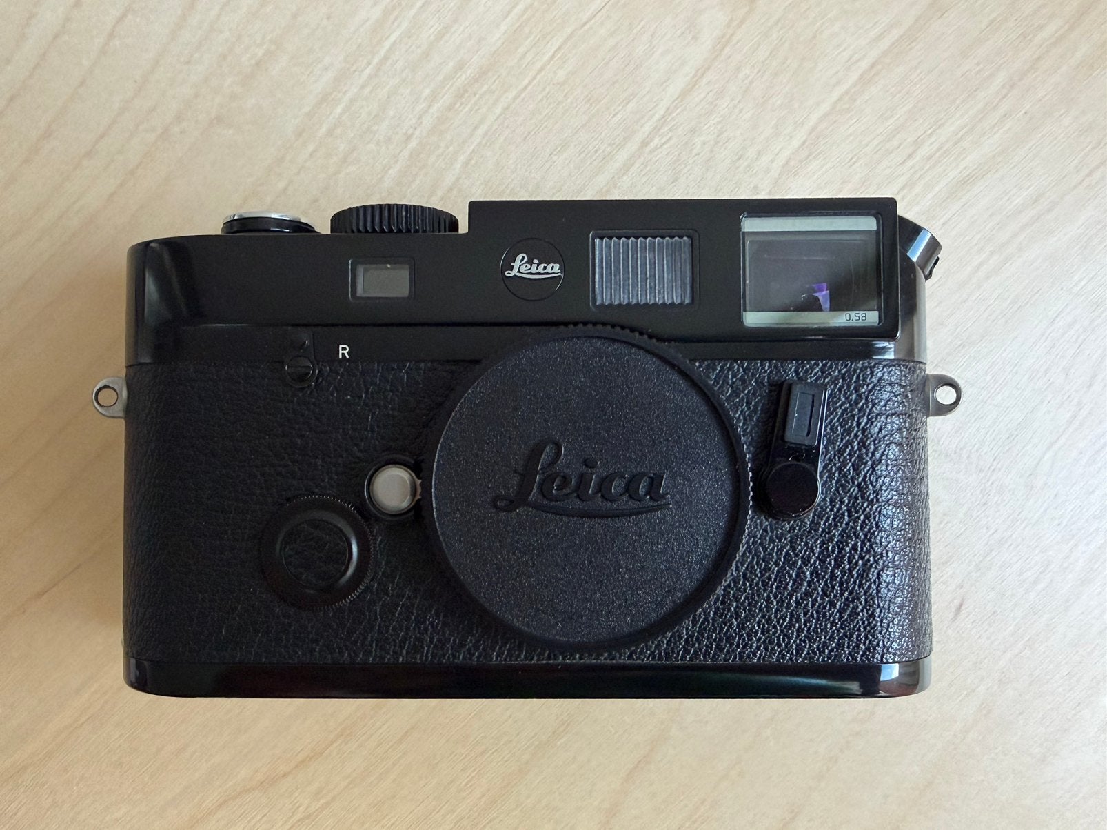 Leica M6 TTL 0.58 Black Paint LHSA Special Edition Camera, Audio, Tv en Foto, Fotocamera's Analoog, Ophalen of Verzenden, Zo goed als nieuw