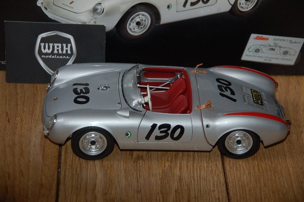 1:18 Porsche 550 #130 Spyder James Dean Schuco zie info WRH, Verzenden, Gebruikt, Auto, Overige merken