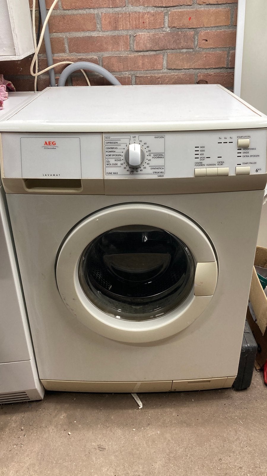 AEG lavamat wasmachine, Witgoed en Apparatuur, Wasmachines, Ophalen, Gebruikt, Voorlader, 85 tot 90 cm