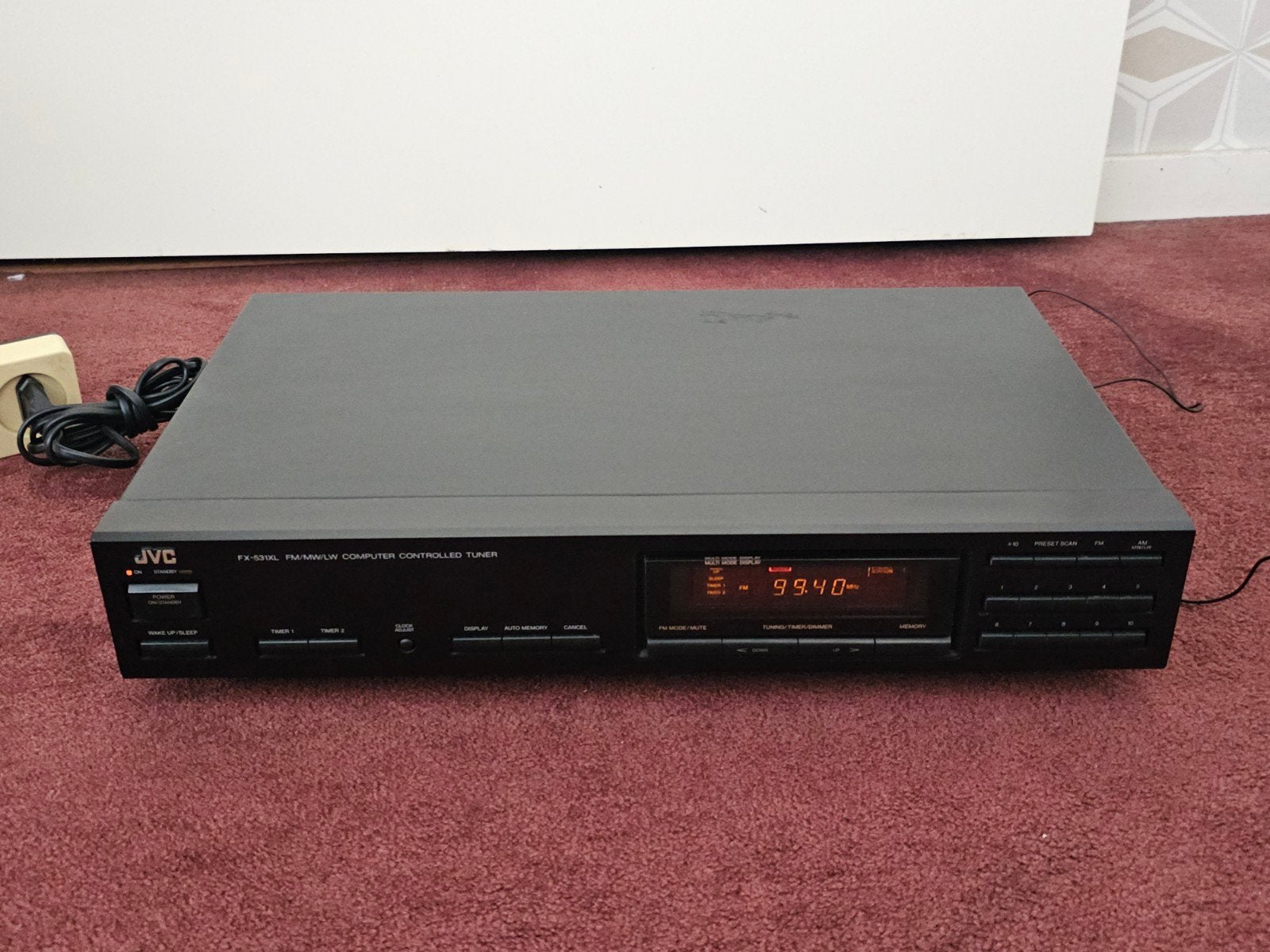 JVC tuner FX-531-XL  i.z.g.st., Audio, Tv en Foto, Tuners, Ophalen of Verzenden, Gebruikt