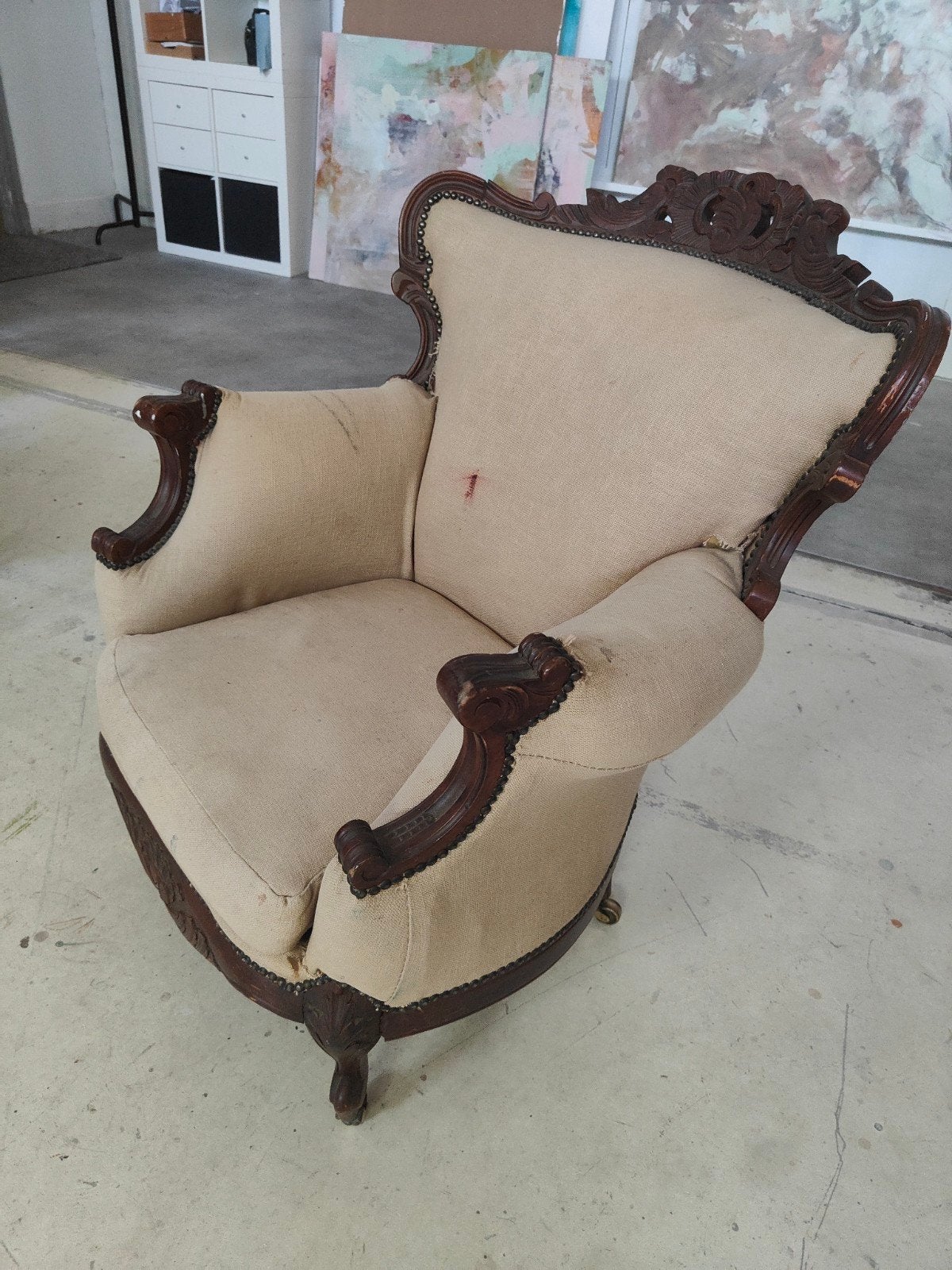 Brocante Fauteuil - Restauratieproject, Ophalen