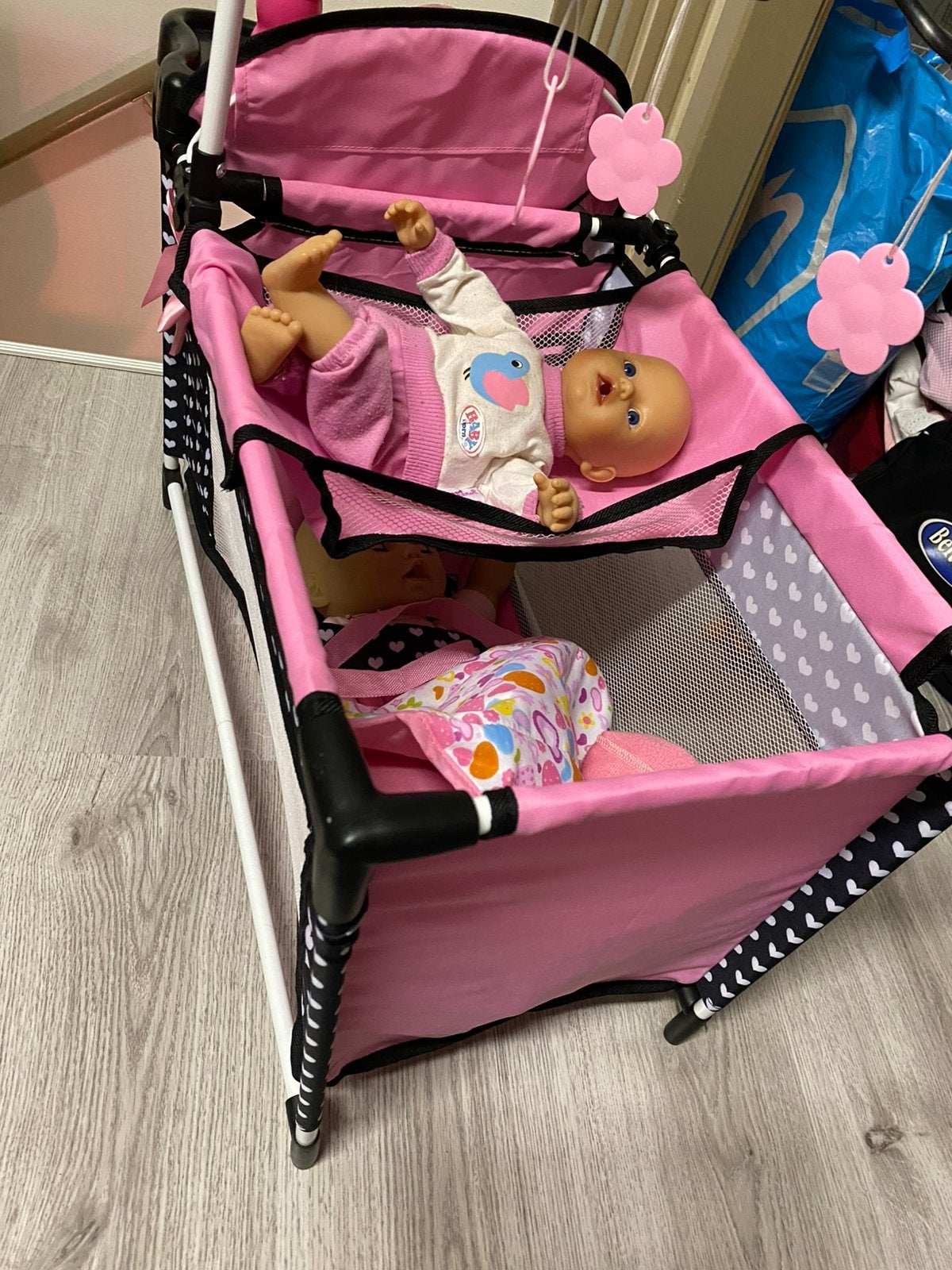 Babyborn set als nieuw!, Ophalen, Zo goed als nieuw, Babypop