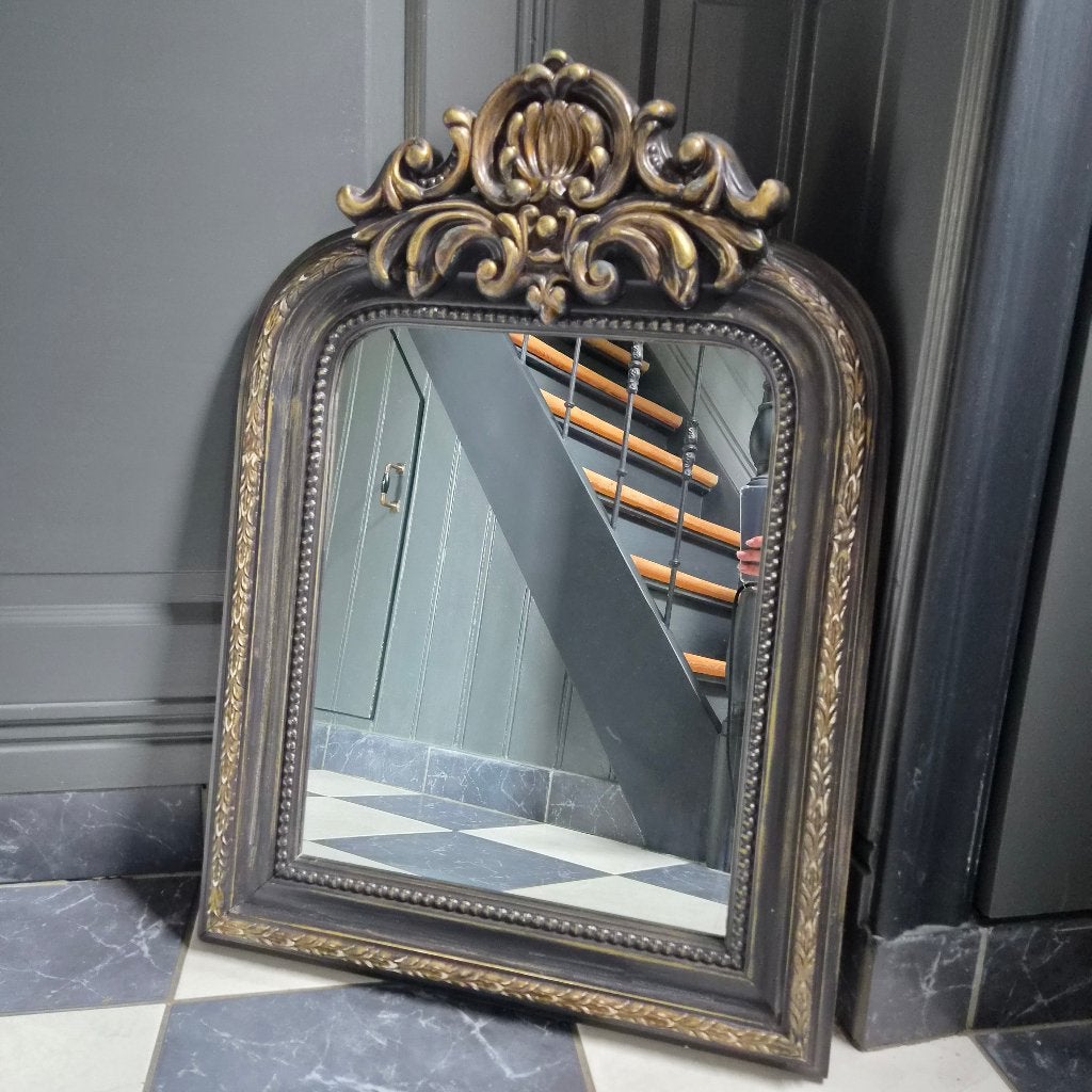 Kuifspiegel, barok spiegel Lifestyle, Ophalen, Gegrepen.com@outlook.com, Zo goed als nieuw, Minder dan 100 cm