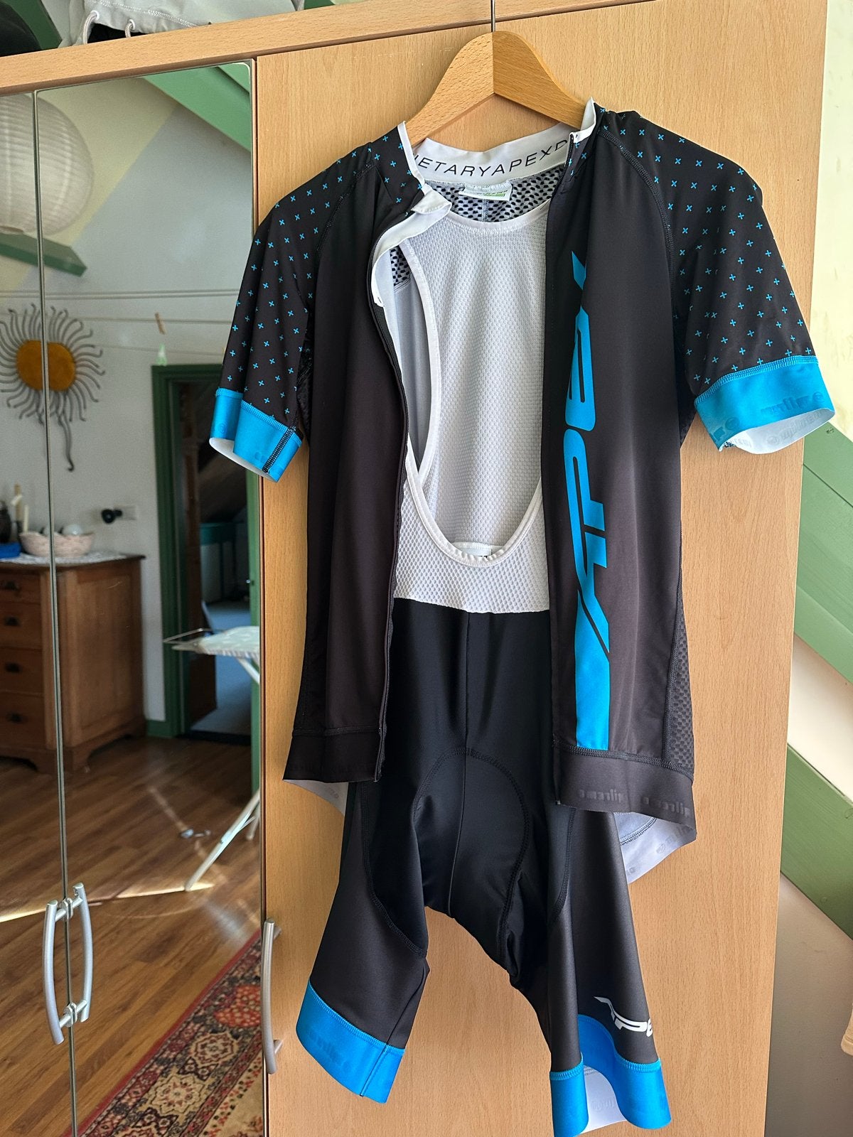 Fietspak Apex Maat M Nieuwstaat, Fietsen en Brommers, Nieuw, Ophalen of Verzenden, Bovenkleding, Heren