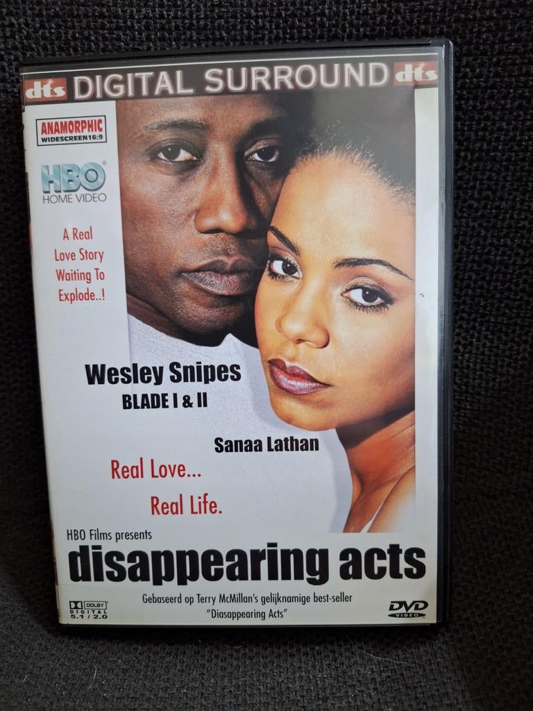 Disappearing Acts DVD - Romantisch Drama met Wesley Snipes, Vanaf 12 jaar, Ophalen of Verzenden, Gebruikt, Drama