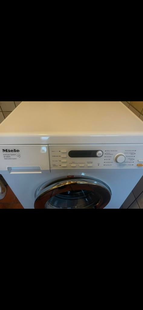 Miele w5825 wasmachine defect, Ophalen, 1200 tot 1600 toeren, Gebruikt, Voorlader