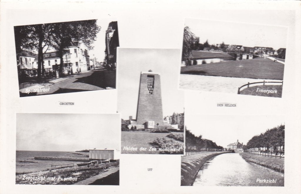 19267 Groeten Den helder ongelopen 1970 Julianadorp Kijkduin, Verzenden, 1960 tot 1980, Ongelopen, Noord-Holland