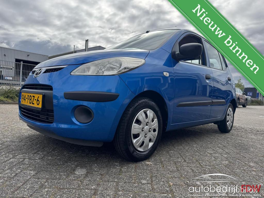 Hyundai i10 1.1/1e EIGENAAR/DEALER ONDERH/AIRCO/ELEKTR.RAMEN, Voorwielaandrijving, Metallic lak, Gebruikt, 31 €/maand